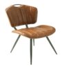 Healey Vegan Leather Chair Tan SET OF 2