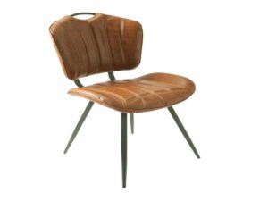 Healey Vegan Leather Chair Tan SET OF 2