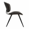 Healey Vegan Leather Chair Grey SET OF 2