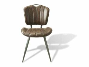 Healey Vegan Leather Chair Chestnut SET OF 2