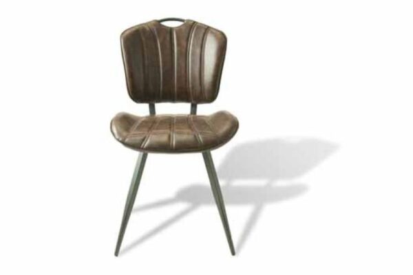 Healey Vegan Leather Chair Chestnut SET OF 2