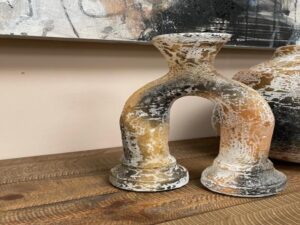 Arched Candlestick - Sand Storm pack of 4