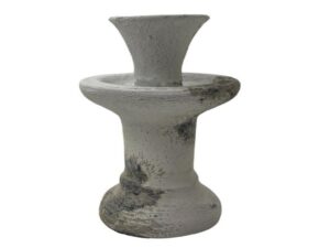 DF-BB-KILN11-AW-featured Collar Candlestick Pair - Antique White (Pack of 4)