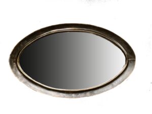 DF-BB-KILN12-BG-featured Oval Mirror - Black Gold
