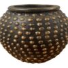 Set of Studded Pots - Black Gold (Pack of 2 sets)