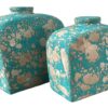 Box Vase Set of 2 - Antique Blue - 2 Sets