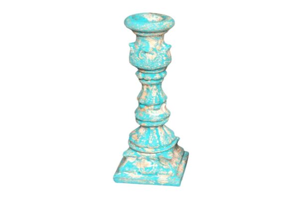 DF-BB-KILN20-AB-featured Ornate Pillar - Large - Antique Blue