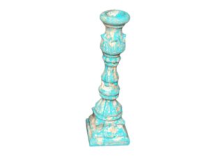 DF-BB-KILN21-AB-featured Ornate Pillar - Medium - Antique Blue