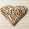 Driftwood Heart Medium Wall Deco