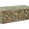 Driftwood Rectangular Coffee Table New with Glass Top