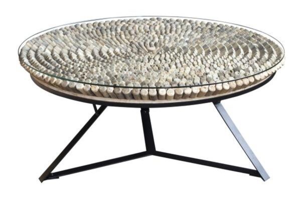 Iona round coffee table