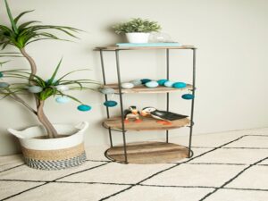 DF-BB-KLEO-IMV-10001-featured-1 KLEO Boatwood Round Rack with 4 shelves