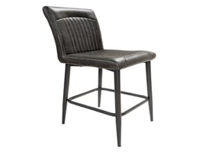 Lancia Barstool Vegan Leather Grey SET OF 2