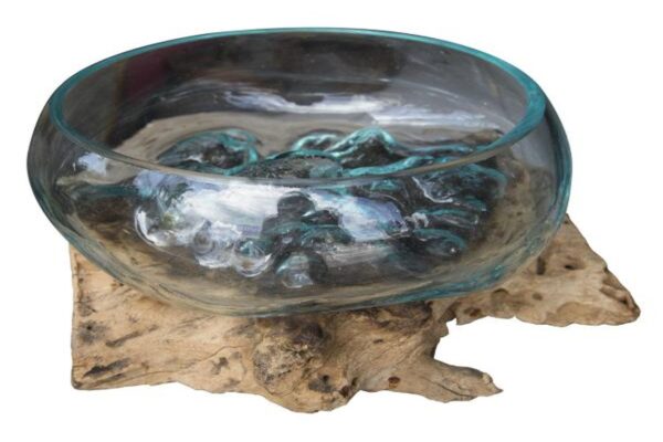 Blown Glass Fruit Bowl