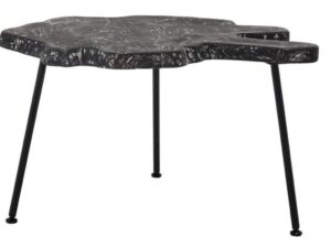 Charcoal Teak Slice Coffee Table