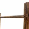 Natural Teak Root Textile Ladder