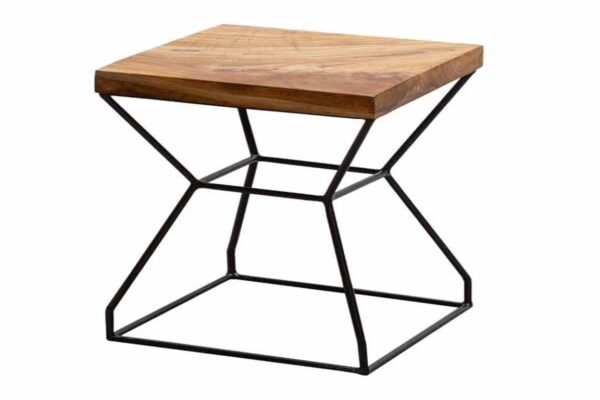 Natural Teak Root X String Stool