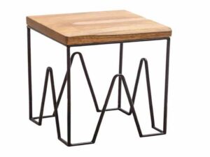 Natural Teak Root W String Stool