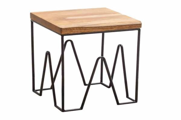 Natural Teak Root W String Stool