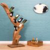 DF-BB-LAW56-featured Natural Teak Root Freestanding Wine Rack 8 bottles