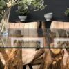 Leila Branchwood Rectangular Dining Table 180cm