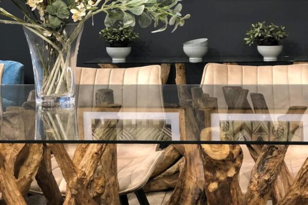 Leila Branchwood Rectangular Dining Table 180cm