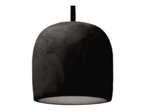 DF-BB-LIG04-B-featured Teak Narrow Dome Lampshade - Black