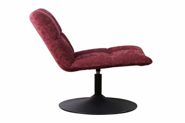 Mantis Swivel Chair - Chenille Berry
