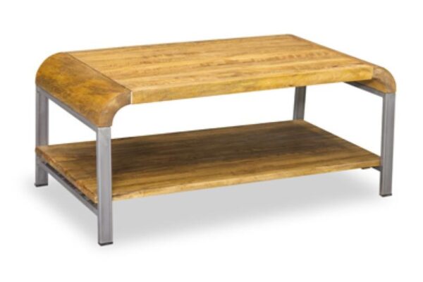 Mango Lounge Coffee Table with Gunmetal Legs