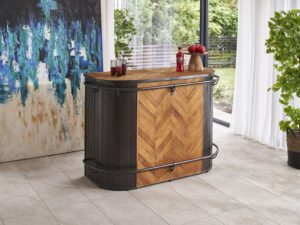 Oban Bar with Pleated Sides