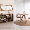 Olive Triangular Bistro Table