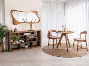 Olive Triangular Bistro Table