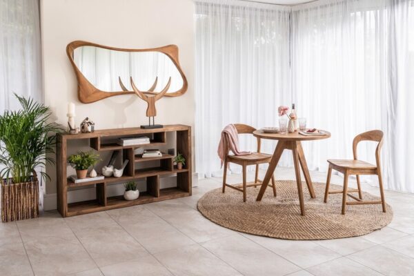 Olive Triangular Bistro Table