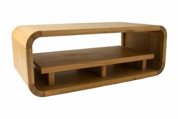 Lounge Oak Living Coffee Table With Shelf