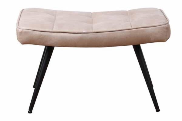 Pinto Footstool - Moleskin Oyster