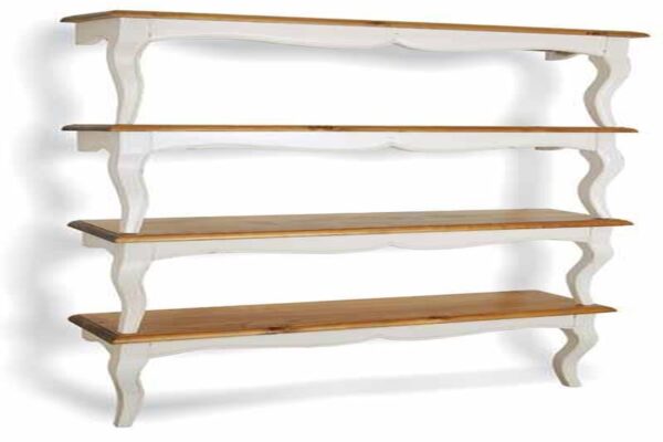 DF-BB-PP248-featured Painted Provence Table Bookshelf Antique White