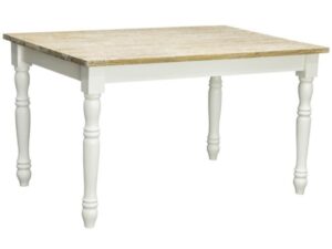 DF-BB-PPR224-5-featured-1 Cottonwood Country Dining Table 160 x 90 Antique White