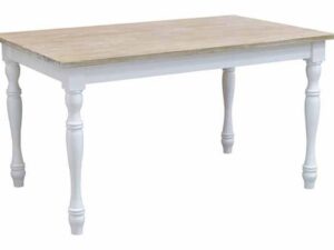 DF-BB-PPR224-featured-1 Cottonwood Country Dining Table 140 x 90 Antique White