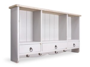 DF-BB-PPR249A-featured Cottonwood 3 Drawer Wall Rack French Grey