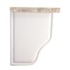 Cottonwood Hall Rack / Hat Shelf Antique White