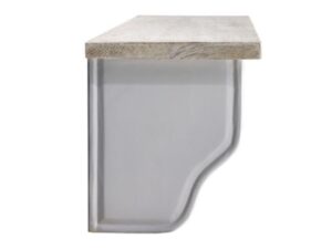 Cottonwood Hall Rack / Hat Shelf French Grey