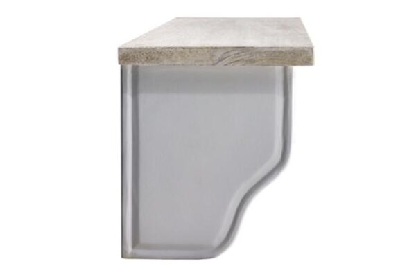 Cottonwood Hall Rack / Hat Shelf French Grey