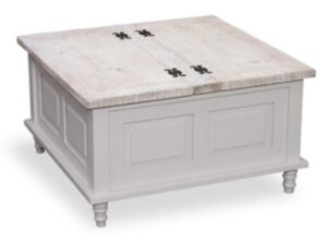 Cottonwood Square Trunk Coffee Table 80 x 80 French Grey