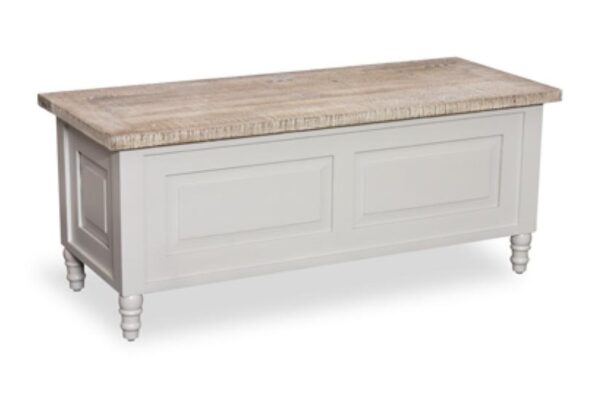 Cottonwood Storage Bench or Trunk French Grey