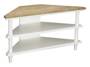 DF-BB-PPR263-featured-1 Cottonwood Corner TV Unit 2 Shelves Antique White