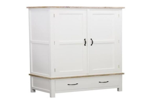 Cottonwood Double Wardrobe Antique White