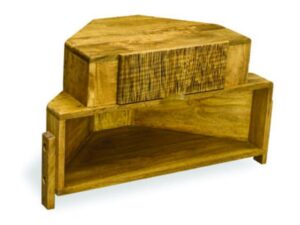 Ripple Corner TV Unit 1 Drawer