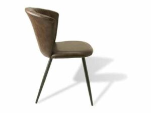 Shelby Dining Chair Vegan Leather Chestnut SET OF 2