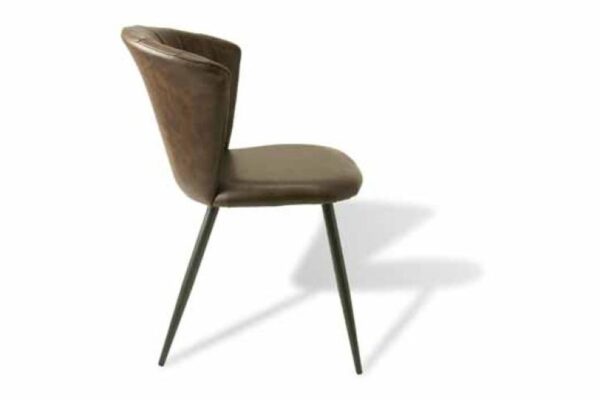Shelby Dining Chair Vegan Leather Chestnut SET OF 2