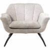 Shelby Cocktail Chair - Chenille Grey